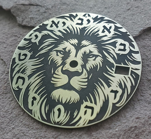 Lion of Judah - Brass with NH35 Cut Out @3